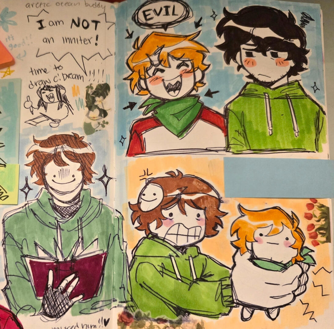 discduo sketchbook spread